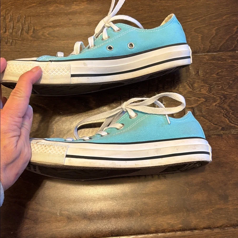 Converse All Star sz 6 Women, Low-Top Canvas Sneakers in Caroline blue - Picture 2 of 8